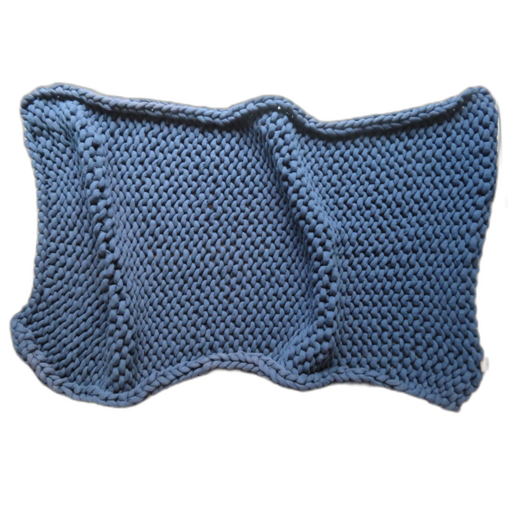 bearaby 15 lbs cotton napper weighted blanket navy